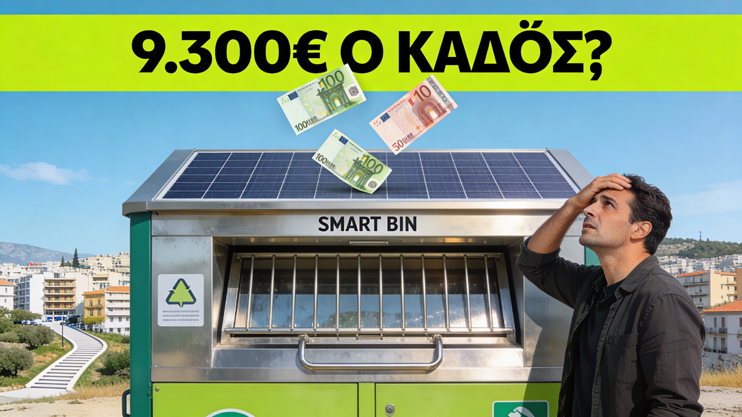 9.300€ ο κάδος σκουπιδιών: Πόσο «έξυπνος» πρέπει να είναι για να αξίζει τέτοια τιμή;