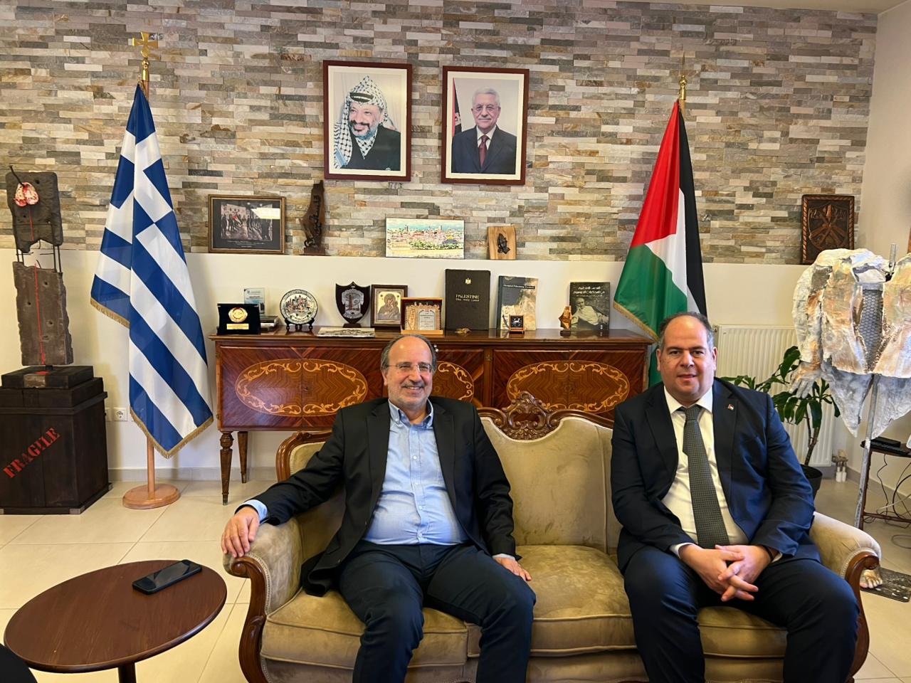 Μάχιμος ο Κουτελάκης, 3η φορά συνάντηση για το Παλαιστινιακό ζήτημα.
