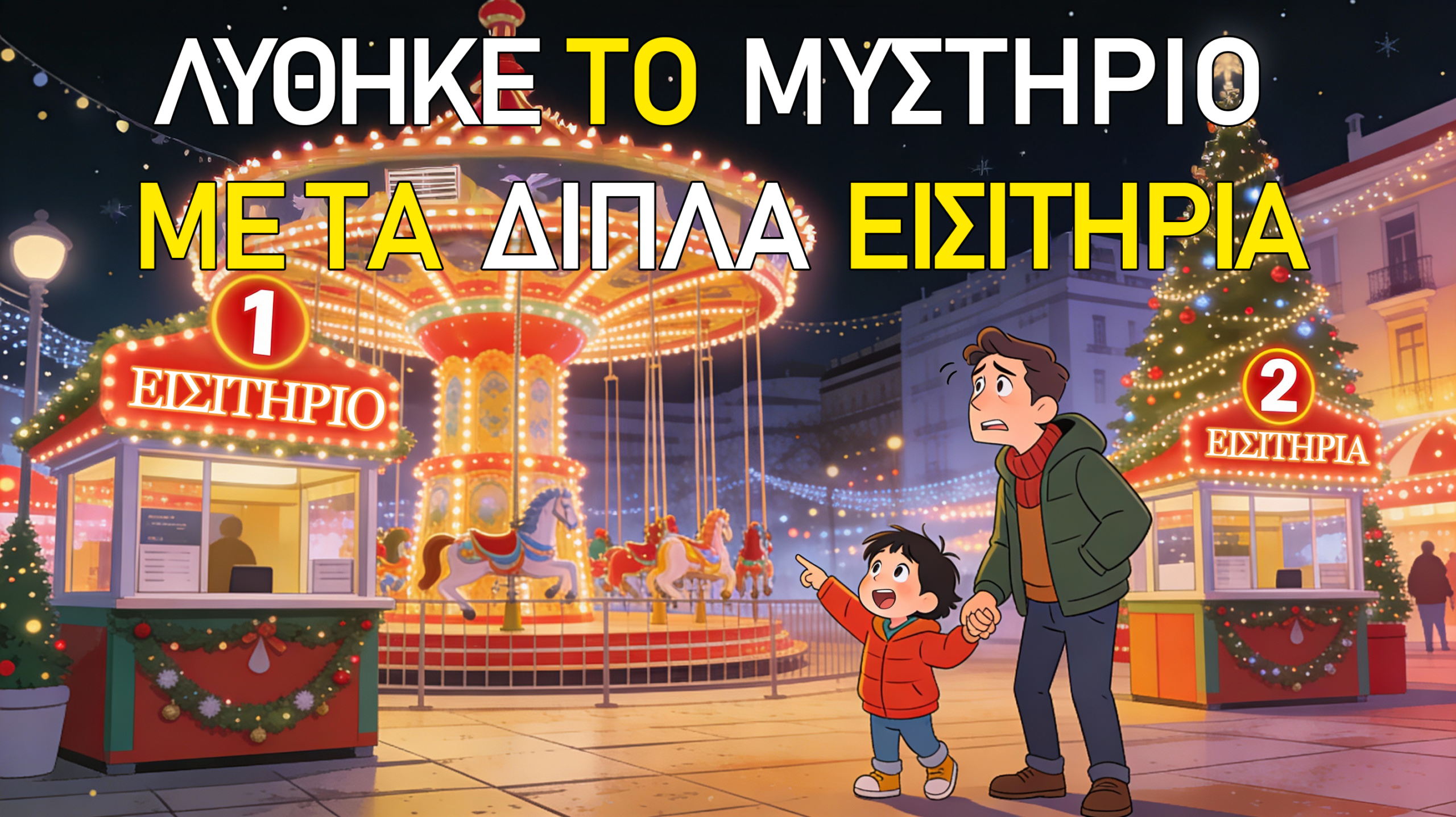 Λύθηκε το μυστήριο: γιατί άλλοι πληρώνουν ένα εισιτήριο και άλλοι… διπλό στο ίδιο καρουζέλ