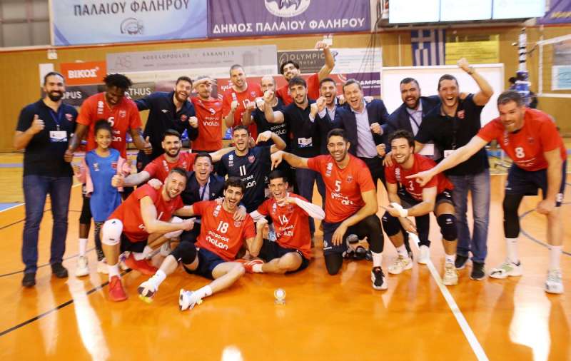 Volley League: Ποδαρικό με νίκη μέσα στο Παλαιό Φάληρο ο Πανιώνιος
