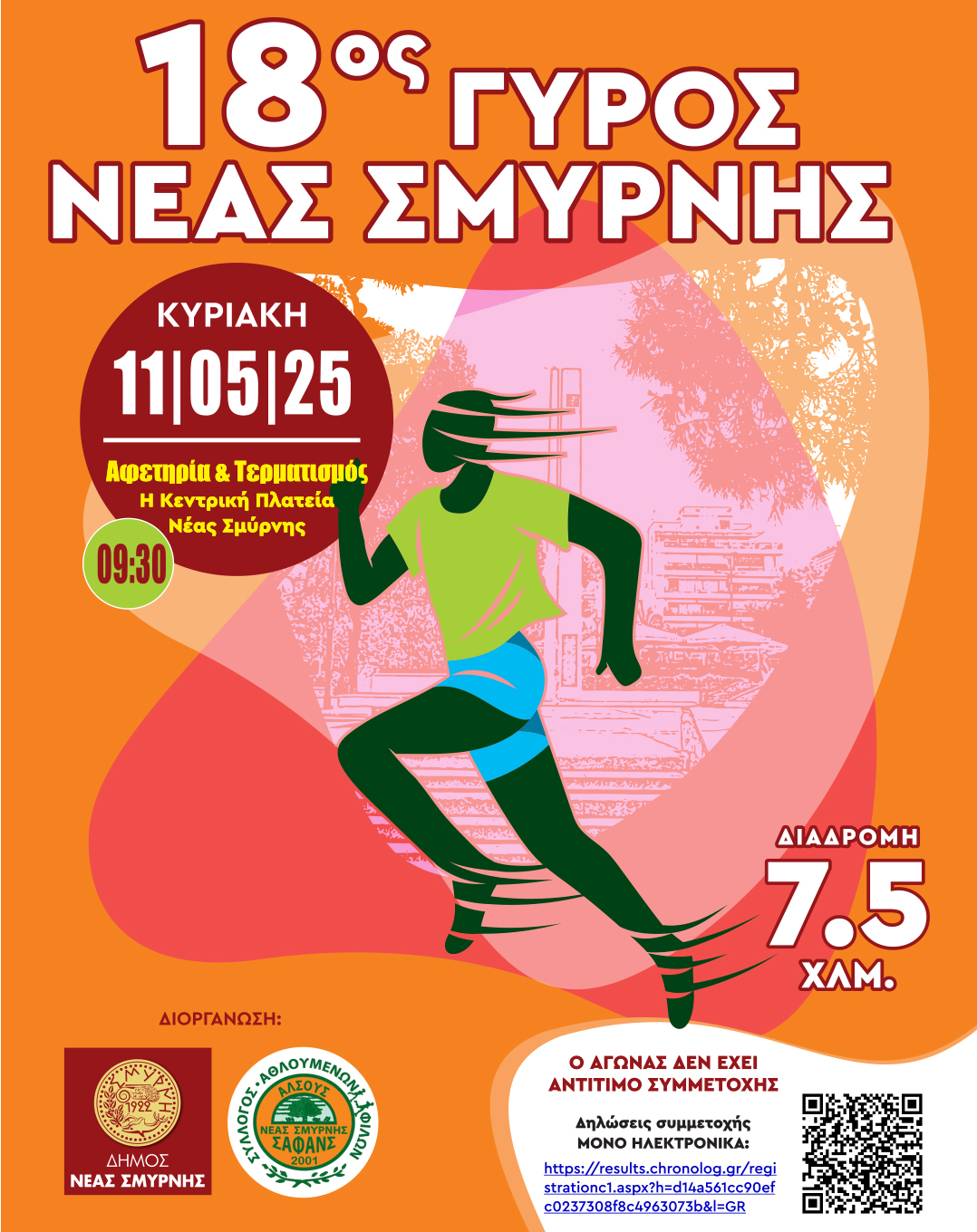 Έρχεται την Κυριακή ο 18ος Γύρος Νέας Σμύρνης