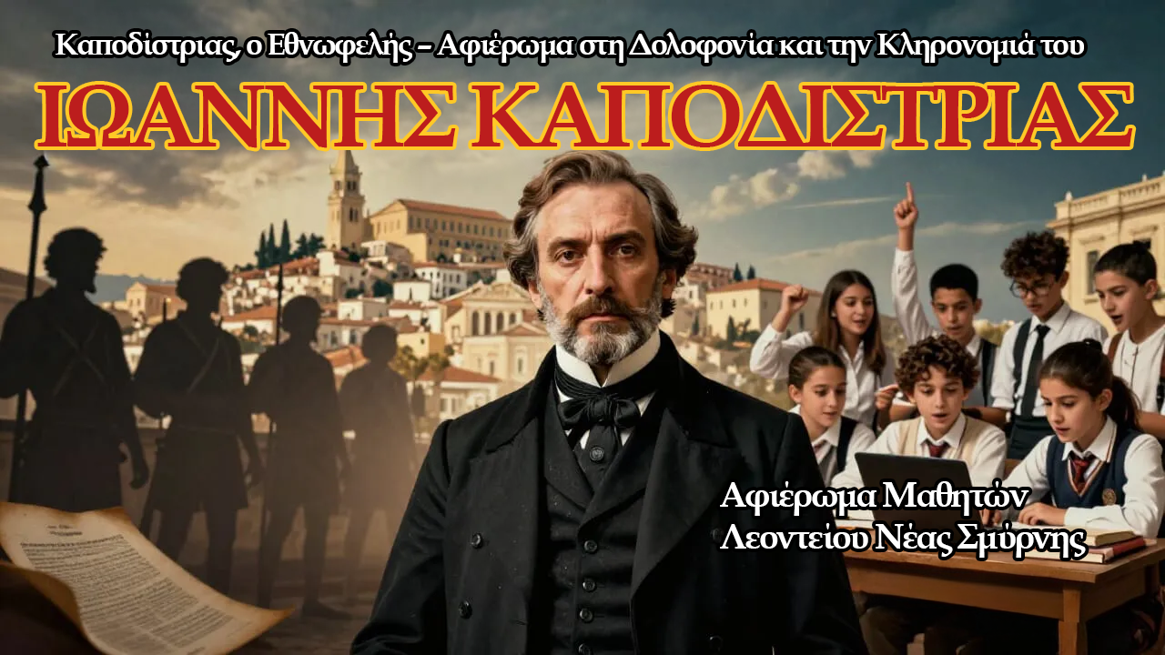 Μαθητές Λεοντείου Ν. Σμύρνης: Καποδίστριας, ο Εθνωφελής – Αφιέρωμα στη Δολοφονία και την Κληρονομιά του