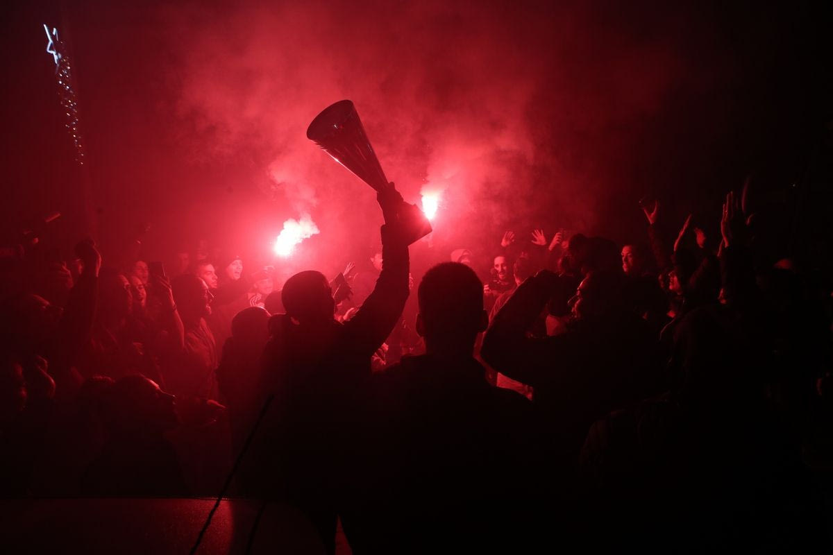 Βόλεϊ: Αποθέωση στη Νέα Σμύρνη για τις κυπελλούχες του Πανιωνίου (pics)